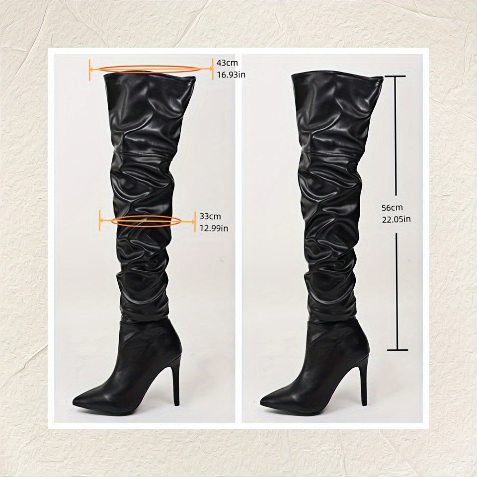 Women's Stiletto Heel Boots - Fashion and Elegance