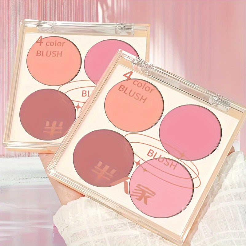 4 Color Blush Palette - Waterproof Matte Finish