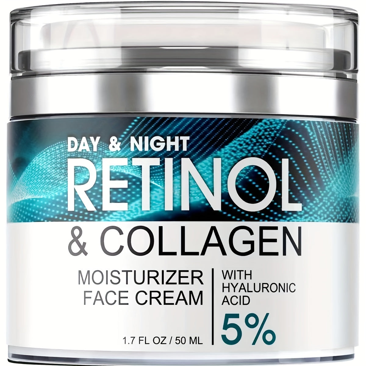 Crème Hydratante au Rétinol 50ml - Collagène & Acide Hyaluronique