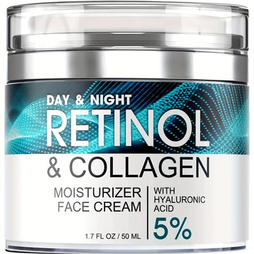 Crème Hydratante au Rétinol 50ml - Collagène & Acide Hyaluronique