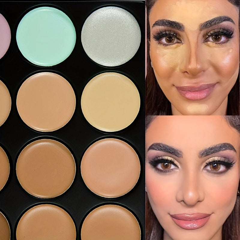 15 Color Waterproof Concealer Palette