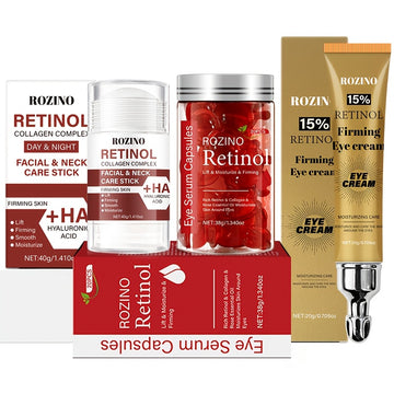 ROZINO 3pcs Skin Care Set with Retinol