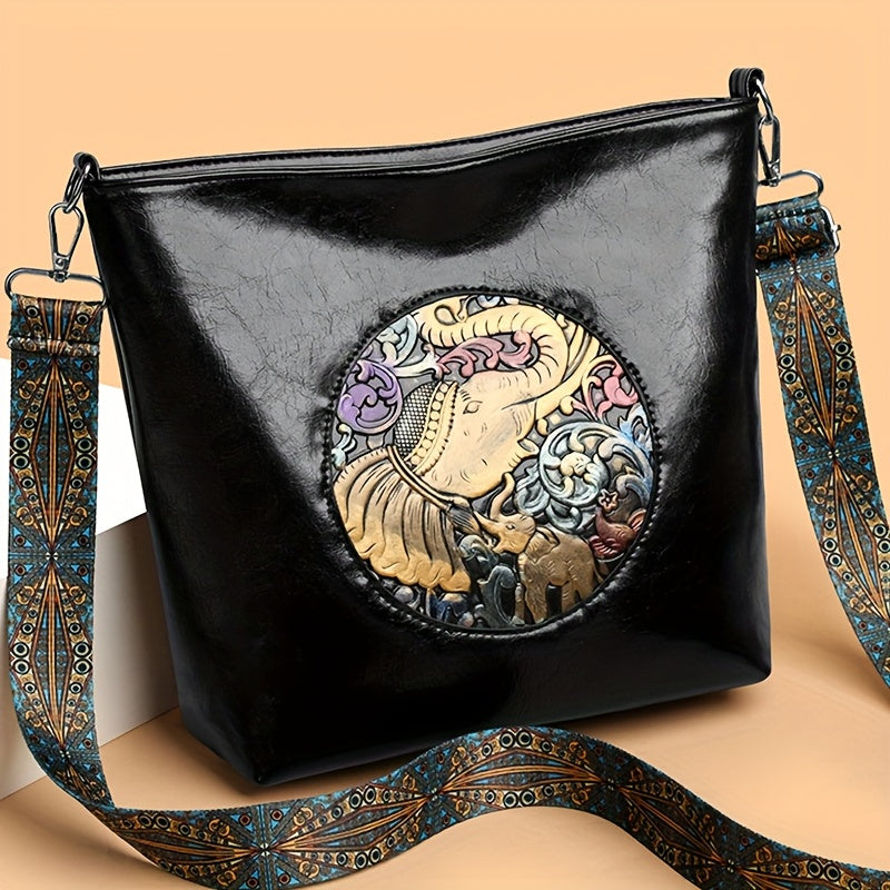 Bohemian Elephant Shoulder Bag for Women