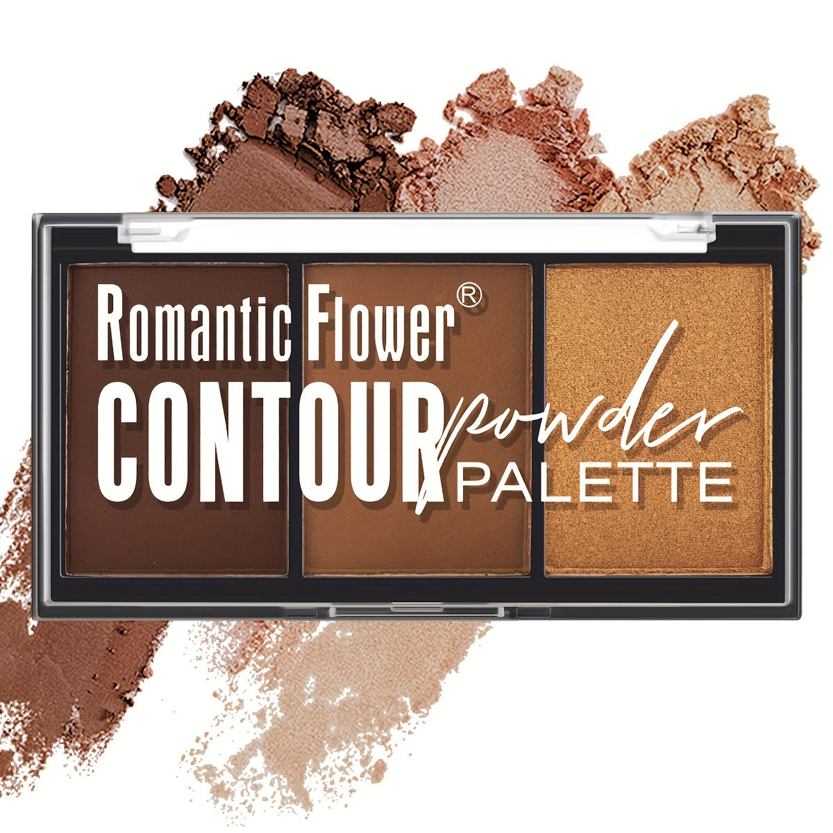 Palette de Poudre Contour & Highlight Romantic Flower - 3 Nuances