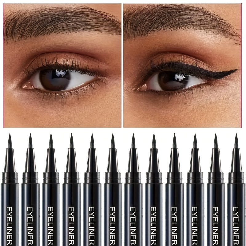 Luxury Waterproof Liquid Eyeliner - Pack of 12