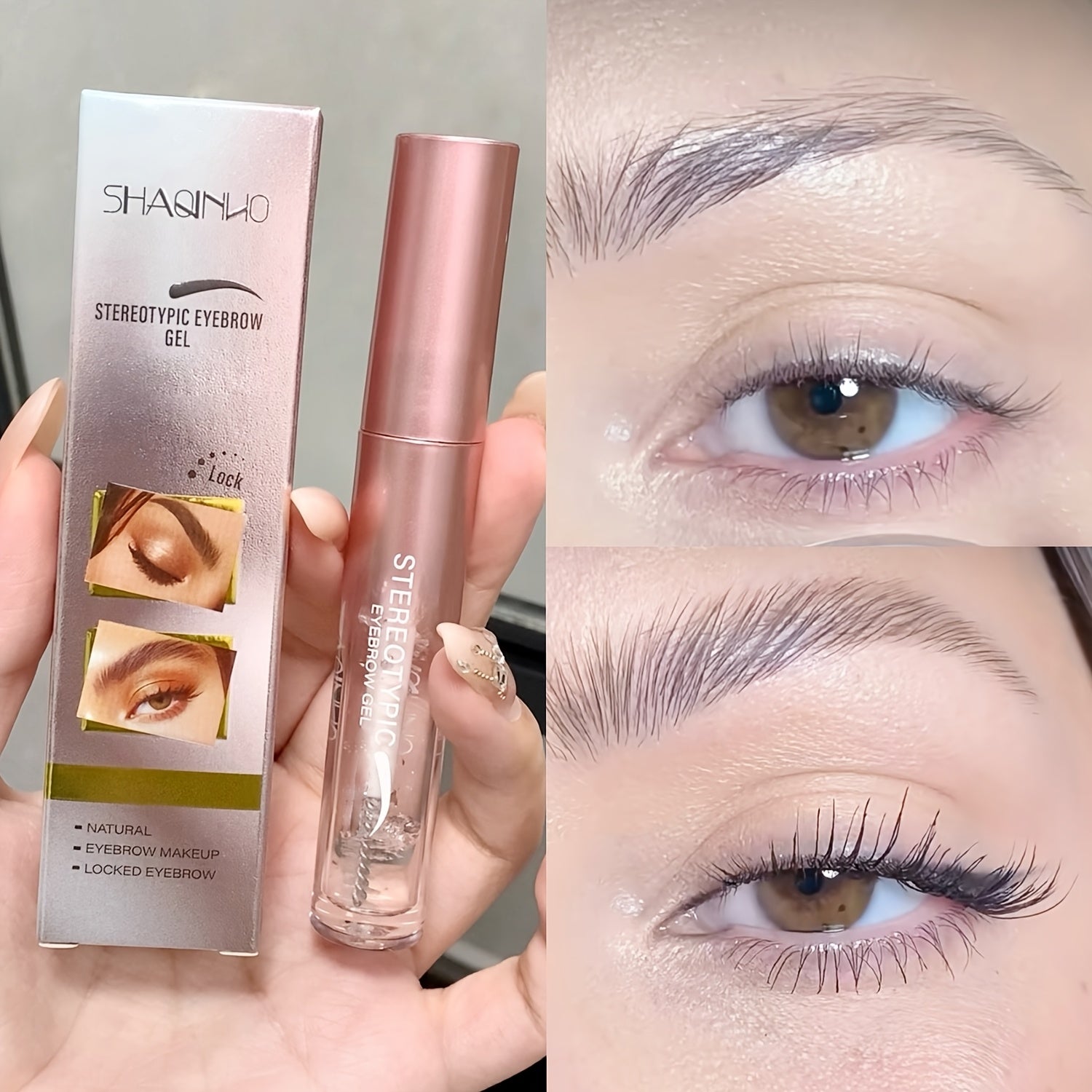 Gel de Modelage 3D pour Sourcils - Longue Tenue et Résistant