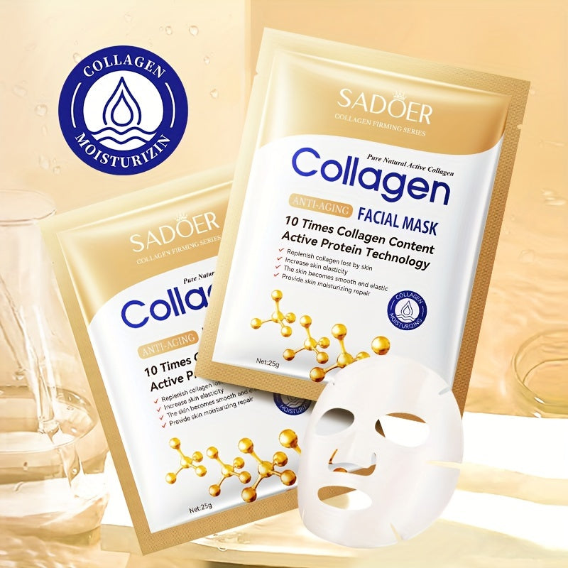 Masque Visage Collagène SADOER - Hydratation Intense et Éclat