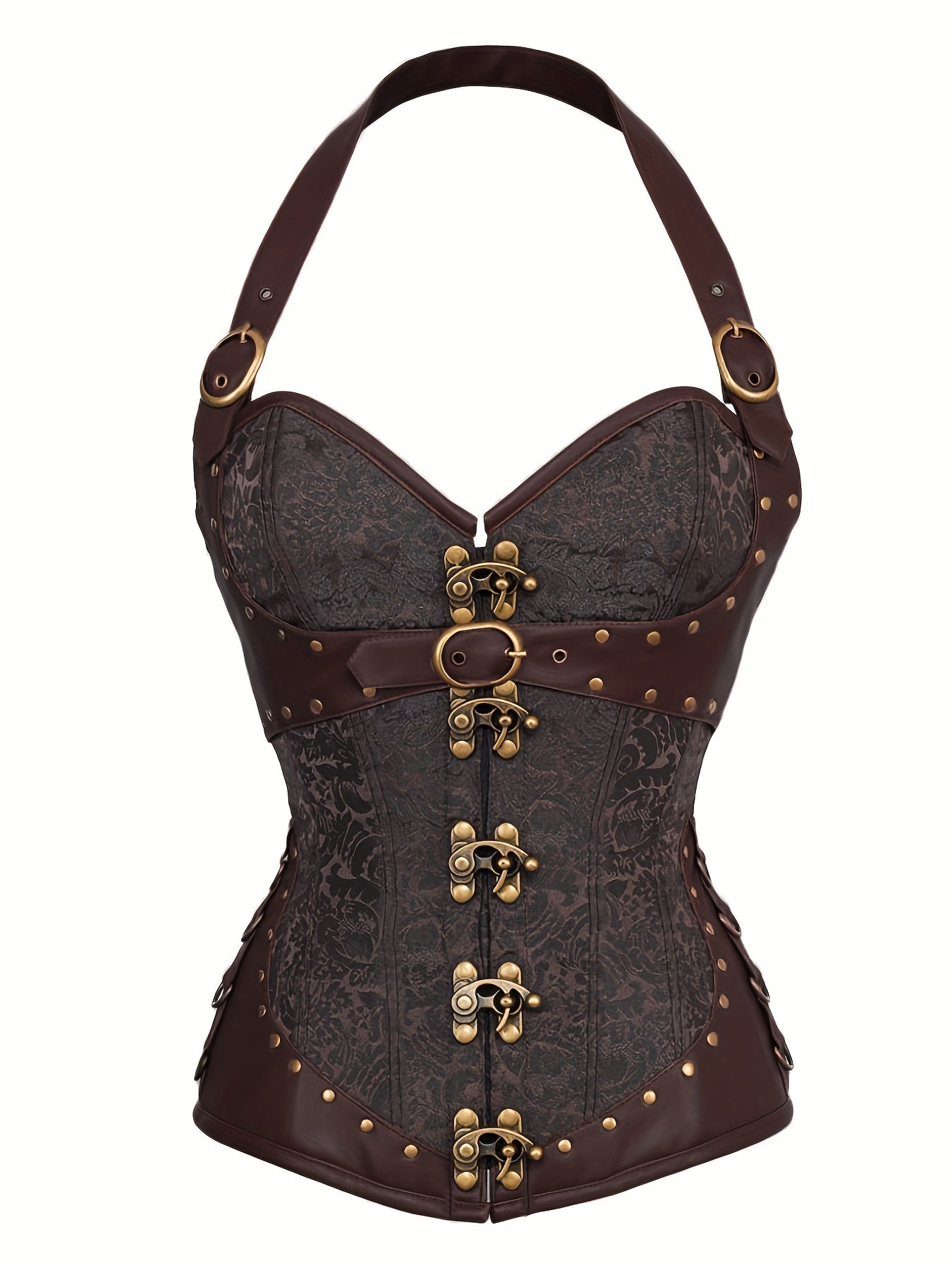 Strapless Jacquard Corset with Tummy Control