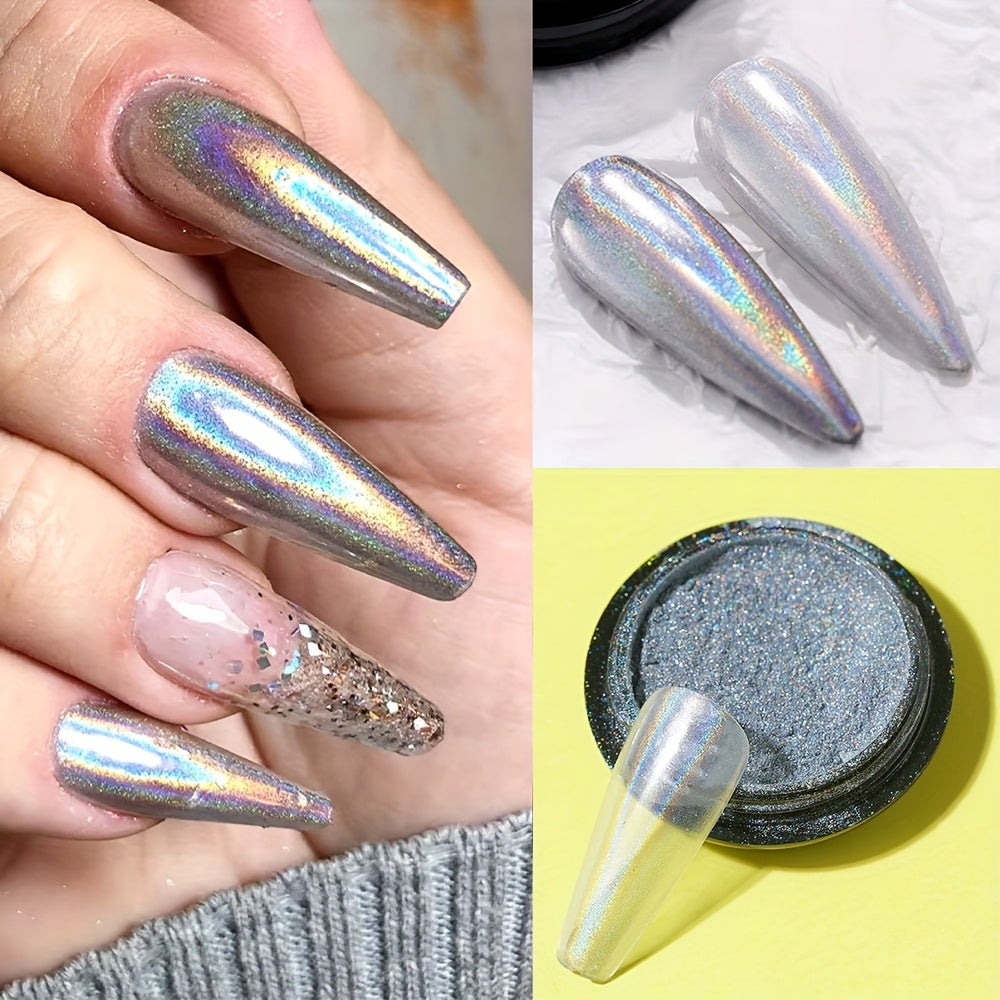 Poudre Magique à Miroir RISYAL 9.1G pour Ongles et Maquillage