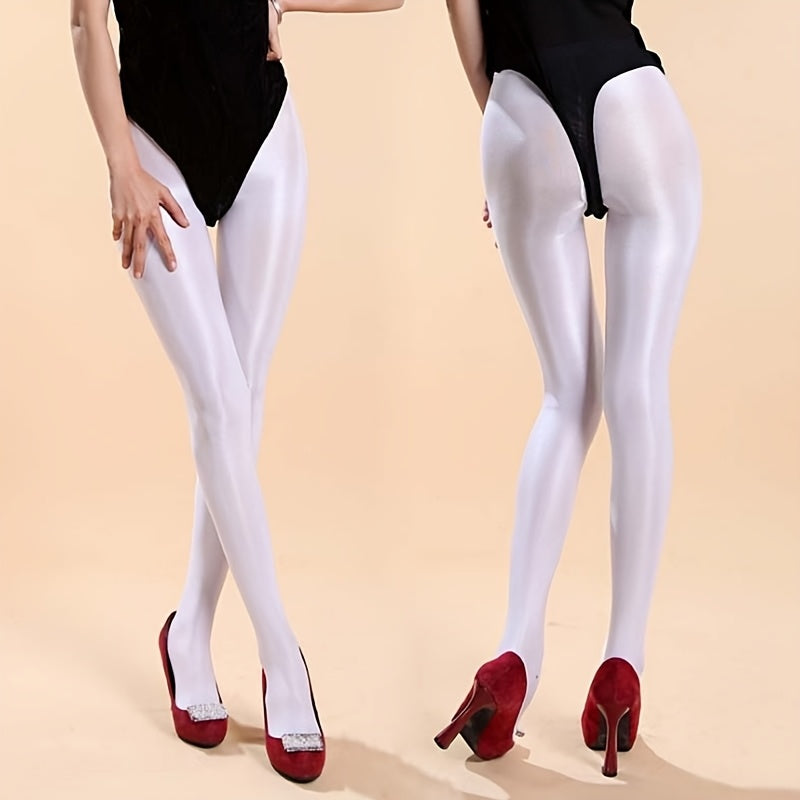 Plus Size 5D Glitter Luminous Tights