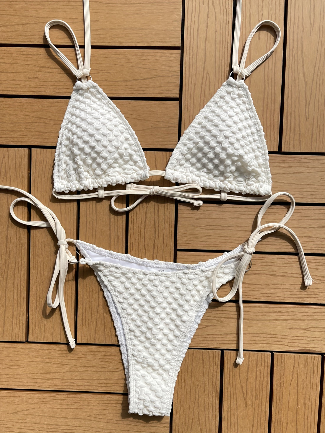 Women's Sexy Cocoa Fiber Bikini Set