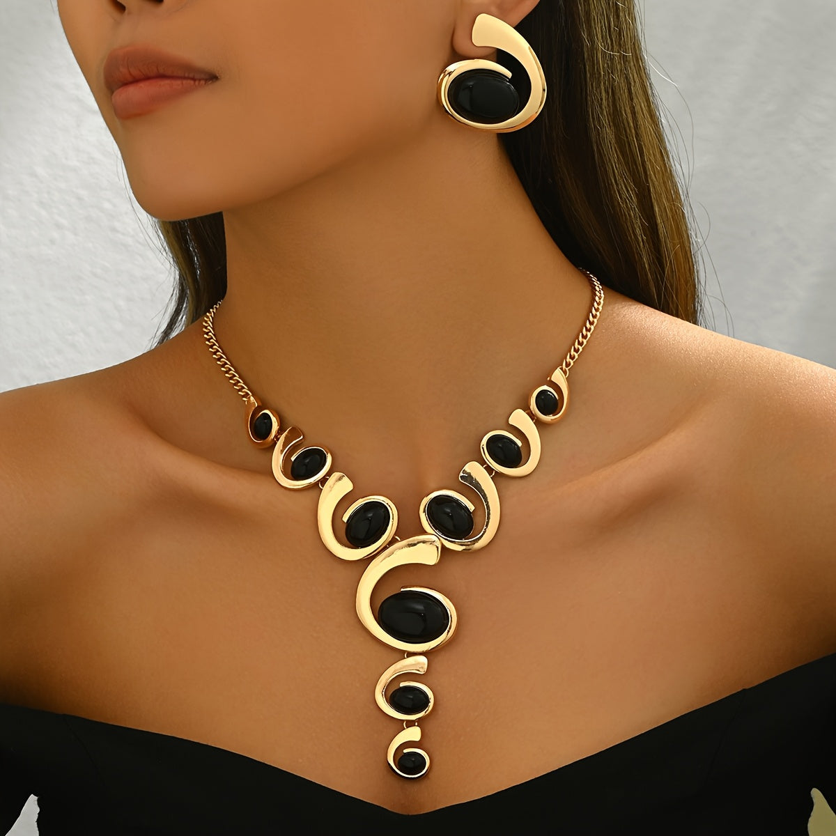 2-Piece Classic Boho Jewelry Set for Women